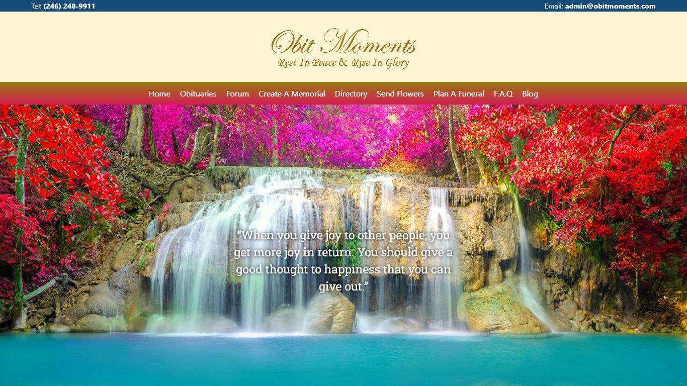 Barbados Obituaries & Memorials
